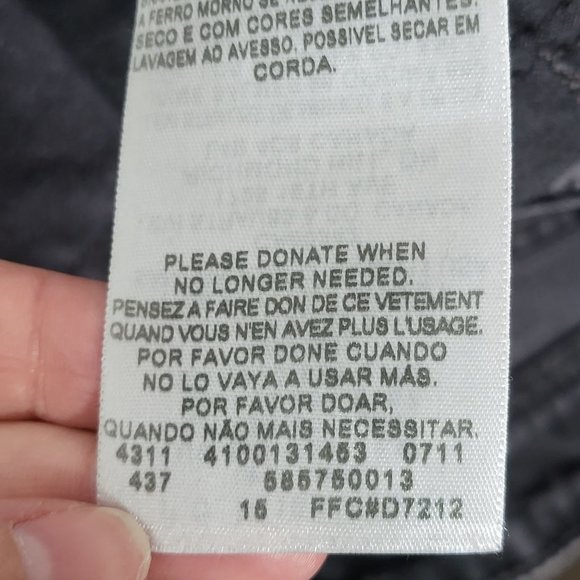 Levi's Womens Mid Rise Skinny Gray Denim Jeans Size 8 Neutral Minimalist Grunge - Picture 12 of 13